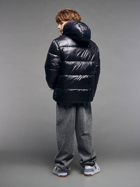 Puffy donsjack JONEN antraciet - vertbaudet enfant 