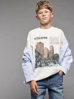 -Oversized T-shirt met fotoprint JONEN