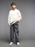 Losse jongensjeans JONEN denimgrijs+double stone+ongewassen denim - vertbaudet enfant 