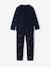 Disney® LILO & STITCH pyjama voor meisjes van fluweel / velours marineblauw - vertbaudet enfant 