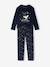 Harry Potter® pyjama voor meisjes in fluweel / velours marineblauw - vertbaudet enfant 