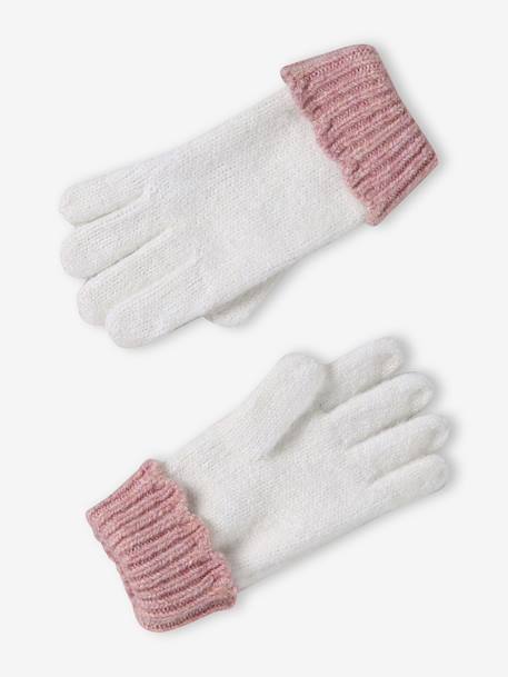 Meisjes  +  + wanten/handschoenen ecru - vertbaudet enfant 