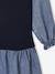2-in-1 jurk voor meisjes marineblauw - vertbaudet enfant 