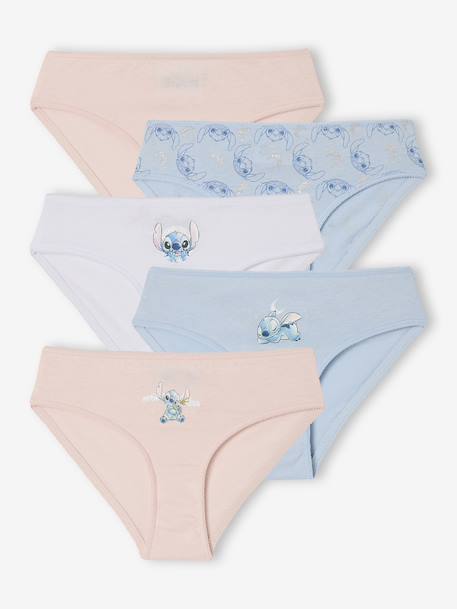 Set van 5 slipjes Disney® LILO & STITCH voor meisjes hemelsblauw - vertbaudet enfant 