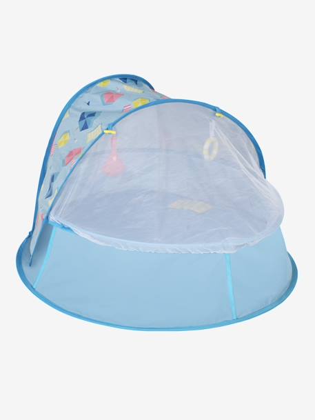 anti-UV UPF50+ pop-up tent Aquani BABYMOOV BLAUW+blauw wit grijs - vertbaudet enfant 