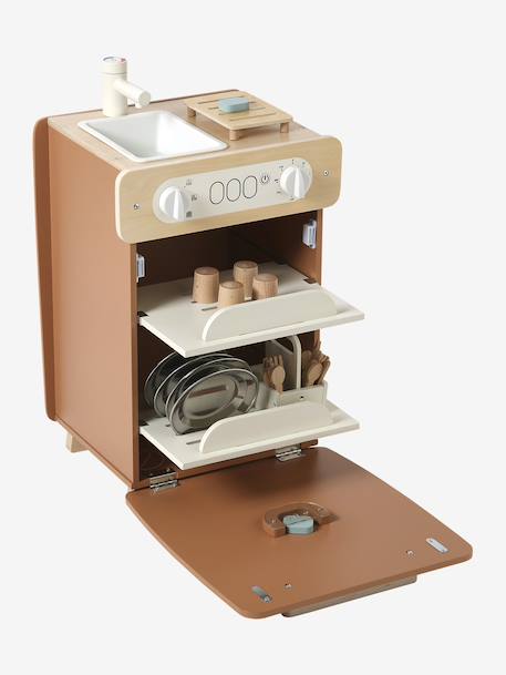FSC® houten vaatwasser karamel - vertbaudet enfant 