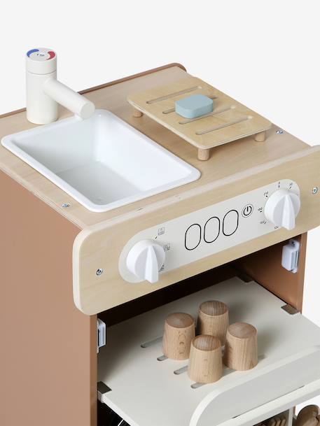 FSC® houten vaatwasser karamel - vertbaudet enfant 