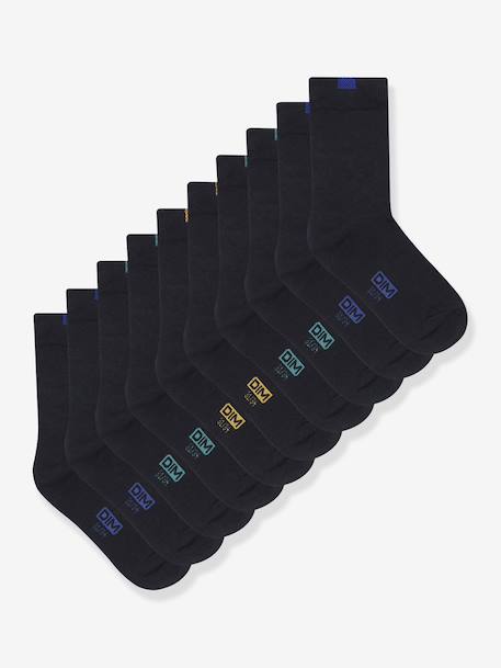 Set van 5 paar EcoDIM sokken voor kinderen marineblauw - vertbaudet enfant 