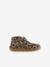 Bosco Barefoot leren hoge schonen met klittenband VICTORIA bruin - vertbaudet enfant 