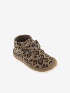 Bosco Barefoot leren hoge schonen met klittenband VICTORIA  - vertbaudet enfant