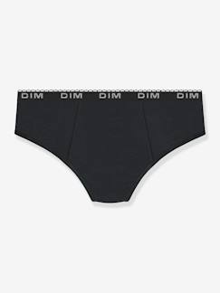 Meisje-Menstruatieslipjes voor meisjes van biologisch katoen My Protect Zwart medium flow