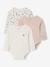 Set van 3 meegroei body's rozen - vertbaudet enfant 