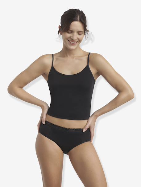 Menstruatie slipjes for girls van biologisch katoen My Protect Zeer Overvloedige Vloed zwart - vertbaudet enfant 