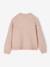Fantasie vest voor meisjes met fluweel / velours met strik antraciet+roze (poederkleur) - vertbaudet enfant 