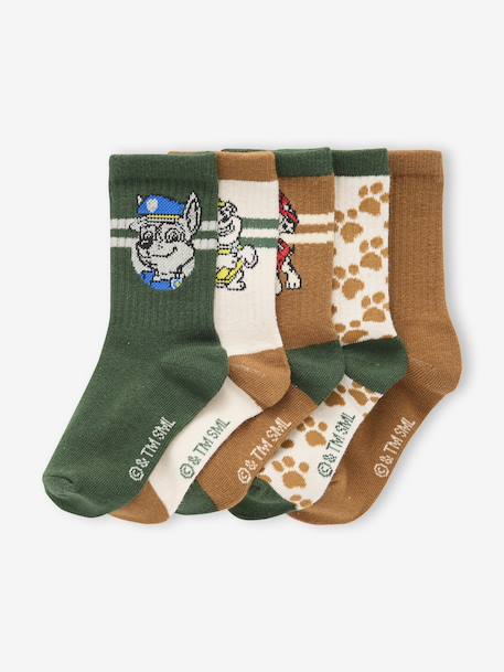 Set van 5 paar enkelsokken PAT PATROUILLE® kameel - vertbaudet enfant 