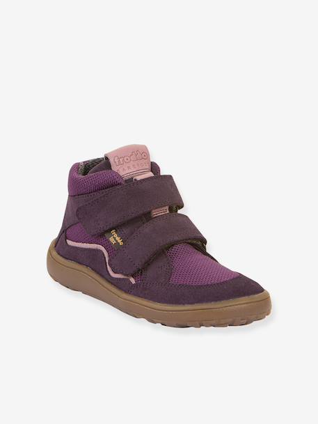 Schoenen met klittenband BAREFOOT TEX AUTUMN FRODDO voor kinderen bordeauxrood+nachtblauw+olijf+paars - vertbaudet enfant 