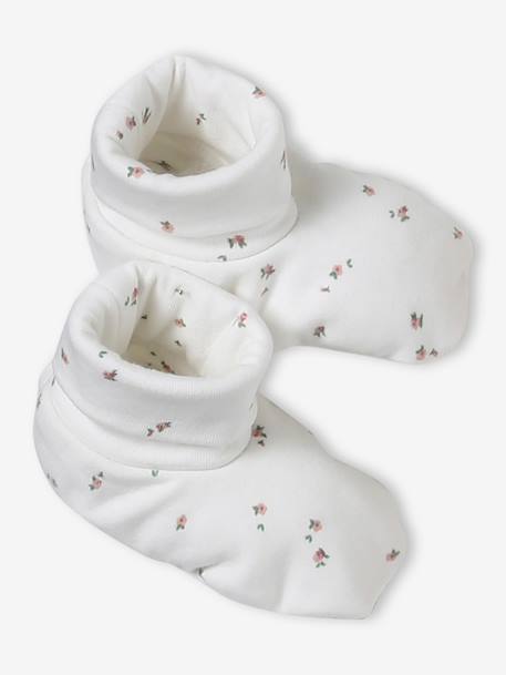Babyset muts, wanten, sjaal en sloffen baby rozen - vertbaudet enfant 