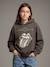Sweater voor meisjes met capuchon The Rolling Stones® antraciet - vertbaudet enfant 