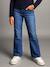 Flare jeans voor meisjes JONEN denimgrijs+lichtblauw+middenblauw - vertbaudet enfant 