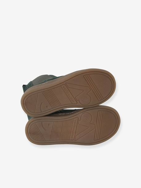 Leren meisjeslaarzen beige+brons+bruin+groen+kameel+marineblauw+oudroze - vertbaudet enfant 