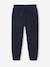 Fleece joggingbroek voor jongens marineblauw - vertbaudet enfant 