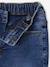 Denim jeans met fleecevoering voor jongens stone - vertbaudet enfant 