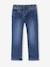 Denim jeans met fleecevoering voor jongens stone - vertbaudet enfant 