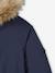 Parka sweater met capuchon voor jongens marineblauw - vertbaudet enfant 