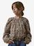 Blouse van Liberty Libby-stof voor meisjes CYRILLUS rozen - vertbaudet enfant 