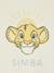 Set van 2 babyslaappakjes Disney® ROI LION van fluweel / velours hemelsblauw - vertbaudet enfant 