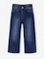Wijde meisjesjeans medium lichaamsbouw denimgrijs+donkerblauw+lichtblauw+middenblauw - vertbaudet enfant 