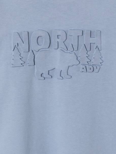 T-shirt met lange mouwen voor jongens lichtblauw - vertbaudet enfant 