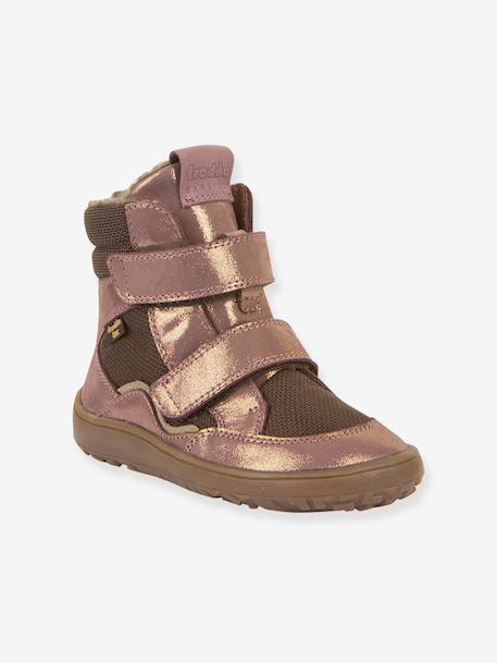 Winterlaarzen voor meisjes BAREFOOT TEX WINTER Froddo rouge - vertbaudet enfant 