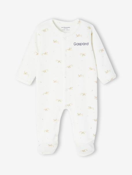 3-delige babyset met babyslaapzakje + 2 body's ecru - vertbaudet enfant 