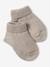 Babypakje muts, wanten en sloffen en zijn personaliseerbare zak. gemêleerd beige+wit - vertbaudet enfant 