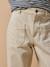 Rechte broek voor meisjes van denim CYRILLUS ecru - vertbaudet enfant 