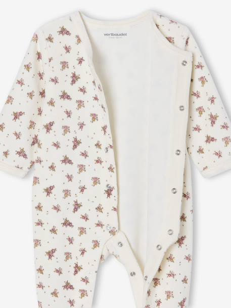 3-delige babyset met slaapzakje + 2 body's ecru - vertbaudet enfant 