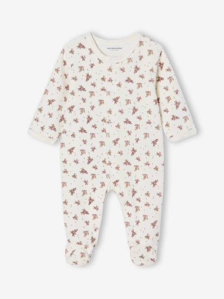 3-delige babyset met slaapzakje + 2 body's ecru - vertbaudet enfant 