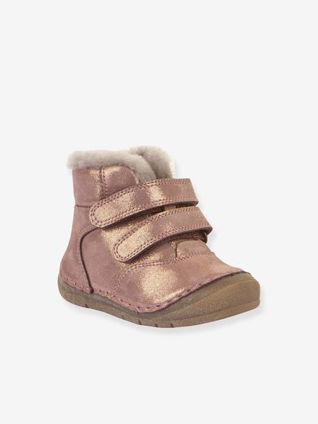 Boots jongen PAIX UP WINTER FRODDO blauw+karamel+nachtblauw+oudroze+rouge - vertbaudet enfant 