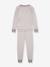 Unisex babykleding grijs, gestreept+paars, gestreept - vertbaudet enfant 