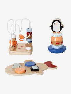 -Trio van speeltjes in FSC®-hout BANQUISE 