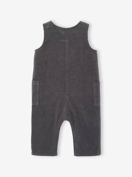 Babypakje in ribfluweel antraciet - vertbaudet enfant 