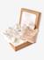 3-delige babyset met babyslaapzakje + 2 body's ecru - vertbaudet enfant 