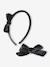Set met fluwelen haarband en scrunchie antraciet - vertbaudet enfant 