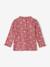 T-shirt baby met print, lange mouwen gemêleerd beige+oudroze - vertbaudet enfant 