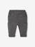 Babybroek met battle fit in fluweel/velours met voering antraciet+kaki - vertbaudet enfant 