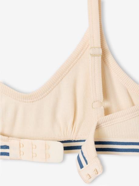 Set van 3 beha's voor meisjes, effen JONEN ecru - vertbaudet enfant 