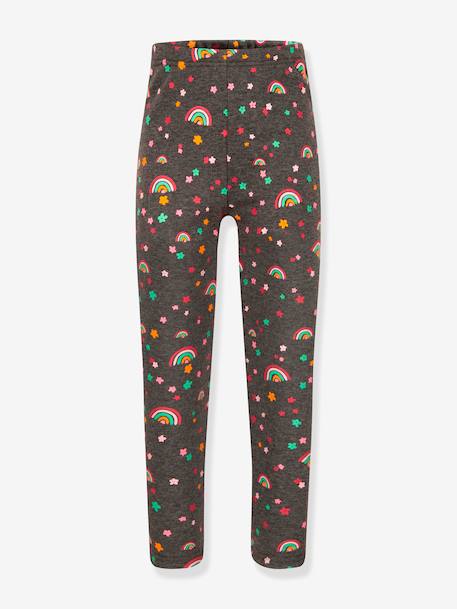 HAPPY GIRLS thermische legging regenboog antraciet+marineblauw - vertbaudet enfant 