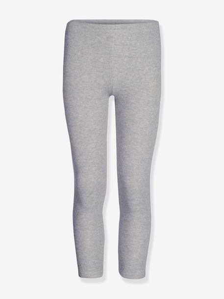Thermoleggings voor meisjes HAPPY GIRLS Basic antraciet+gemêleerd grijs+marineblauw+roze (poederkleur)+snoepjesroze+zwart - vertbaudet enfant 
