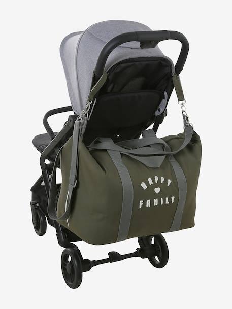 Luiertas voor het weekend La vie est pleine de surprises kaki+Marine grijs+salie - vertbaudet enfant 